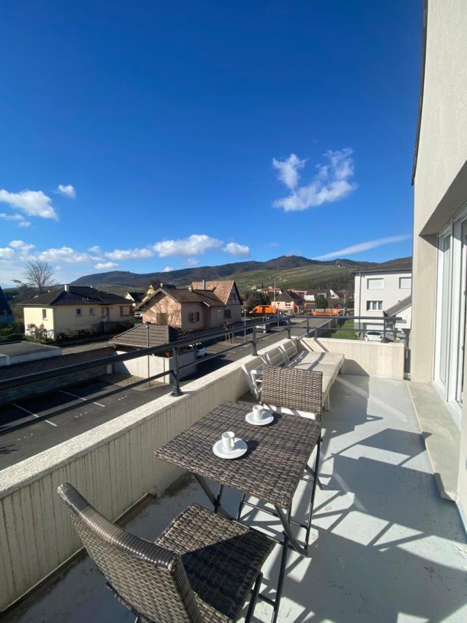 Ferienwohnung A2 Pas De Colmar Terrasse,Parking Wintzenheim Exterior foto