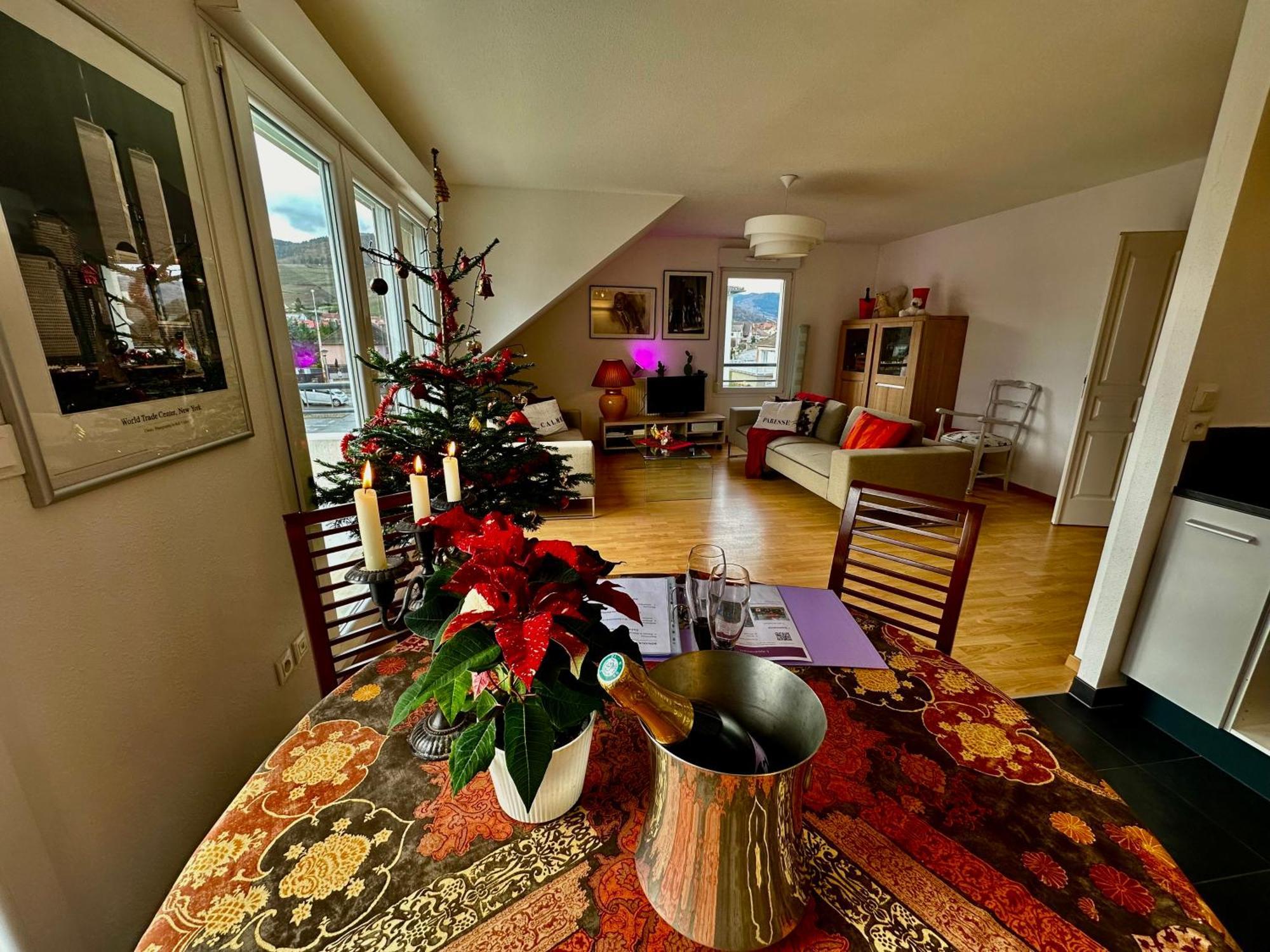 Ferienwohnung A2 Pas De Colmar Terrasse,Parking Wintzenheim Exterior foto